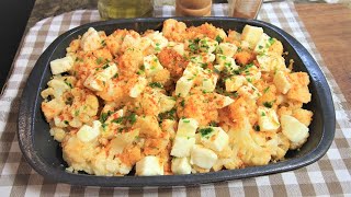 TU COME FAI I CAVOLFIORI SENZA BESCIAMELLA GRATINATI AL FORNO ricetta cavolfiori gratinati [upl. by Scarface]