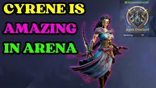 CYRENE in New Arena Meta Watcher of Realms [upl. by Zsolway83]