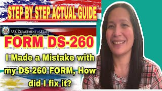 I made a Mistake with my DS260 FORM How did I fix it visa ds260  Bea Meg amp DJ [upl. by Bil458]