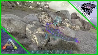 Ark Survival Evolved  The Island  140 Allosaurus Saddle Resource Grind [upl. by Abebi]