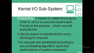 Kernel Input Output subsystem [upl. by Aneloaup705]