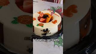 Gelatina con trasfer gelatina gelatine viralvideo [upl. by Lilac864]