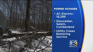 More Residents Waking Up With Power Restored In New Jersey After Storm [upl. by Williams]