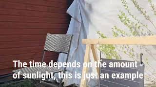 How long does it take a 21W foldable solar panel to charge [upl. by Wills361]