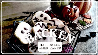 Schaurig leckere Halloween Amerikaner backen 🎃👻 I Einfaches Rezept [upl. by Erodeht]