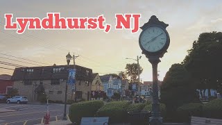 Evening walk in Lyndhurst New Jersey USA  Stuyvesant Ave to Ridge Rd [upl. by Lantz263]