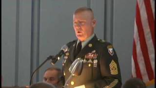 Army ROTC 2009  CSM Jeffrey J Mellinger Part 2 of 5 [upl. by Atinyl]