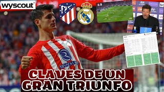 EL GRAN TRIUNFO DEL ATLÉTICO ANTE EL REAL MADRID LO DE MORATA GRIEZMANNHABLA SIMEONE CLAVES [upl. by Iaverne]