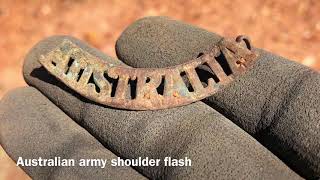 Metal detecting an old WW2 army camp near Perth WA [upl. by Jehius]