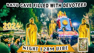 BATU CAVE NIGHJAN 21 THAIPOOSAM PREFESTIVAL VIBE✨🌏 NIGHTFESTIVALBATUCAVE [upl. by Haliehs523]