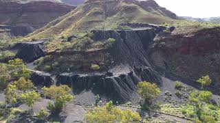 Wittenoom Blue Sky Mine  Pilbara  Western Australia  Ghost Town  DJI  Mini 2 [upl. by Alesandrini]