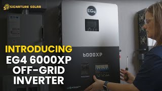 EG4 6000XP OffGrid Inverter  Overview of Features Installation Paralleling and Load Test [upl. by Angele]