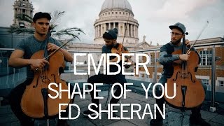 Shape Of You  Ed Sheeran Violin and Cello Cover Ember Trio EdSheeran [upl. by Ralaigh]