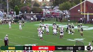 Appling County Pirates Football vs Ware County Gators Football [upl. by Noiemad333]