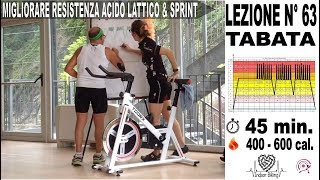 Lezione spinning indoor cycling per migliorare lo sprint finale Lez n° 63 [upl. by Edualcnaej]