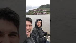 15 knots e muita emoção Cesar e seu dupla voando na lagoa de Itapeva Veleiro 16 pés [upl. by Adnertal744]