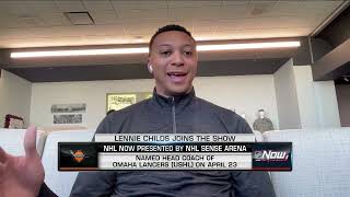 Omaha Lancers HC Lennie Childs joins NHL Now [upl. by Martainn]