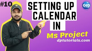 MS Project Setting up calendars in Microsoft Project  MSP Tutorials [upl. by Eikcaj]