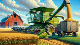 Day 2 Going from BROKE to BILLIONAIRE in Farming Simulator [upl. by Ytteb752]