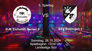 DJK Eichstätt Herren 1  SSV Bobingen 2 [upl. by Adna]