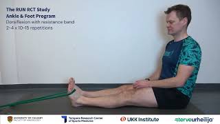 Dorsiflexion with resistance band [upl. by Nimrac]