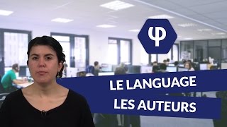 Le langage  les auteurs  Philosophie  digiSchool [upl. by Eilla448]