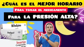 Mejor HORARIO para tomar medicamento de la PRESIÓN hipertensiónarterial enalapril [upl. by Ardnaid963]