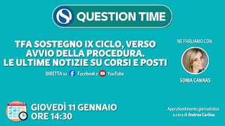 Tfa sostegno IX ciclo verso avvio della procedura Le ultime notizie su corsi e posti [upl. by Ronald]