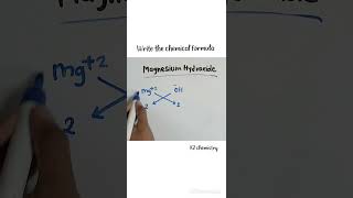 write the chemical formula of magnesium hydroxide l magnesium hydroxide formula l mgoh2 name l [upl. by Alleuol]