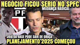 COMEÇOU O PLANEJAMENTO DO SPFC PARA 2025  DECISÃO SOBRE TREINADOR EM DEZEMBRO  REFORÇOS NA PAUTA [upl. by Meakem]