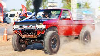 OffRoad Drag Racing in Thailand 1000 HP Turbo Diesel [upl. by Smukler]