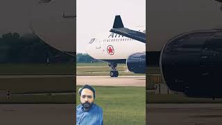 Air Canada takeoff airbuss travel aviation airlines viralvideo [upl. by Ainahpets]