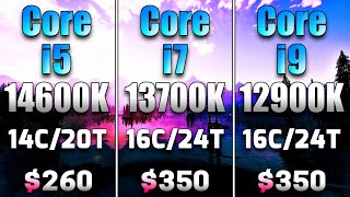 Core i5 14600K vs Core i7 13700K vs Core i9 12900K  PC Gameplay Tested [upl. by Schoenberg]