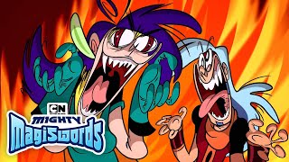 From Warriors to Mice  Mighty Magiswords  Cartoon Network [upl. by Rbma466]