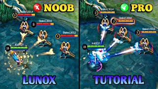 LUNOX TUTORIAL 2024  MASTER LUNOX IN JUST 16 MINUTES  BUILD COMBO AND MORE  MLBB [upl. by Sheets326]