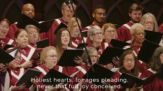 Sing with All the Saints in Glory UMH 702 FUMC Houston 9152024 [upl. by Ecinreb]