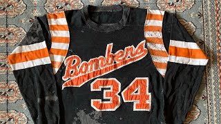 Rare Men’s IRDL 19641965 34 San Francisco Bay Bomber Jersey [upl. by Aiykan506]