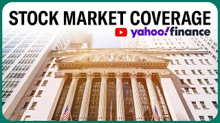 Stock market today Live coverage from Yahoo Finance [upl. by Elsy]