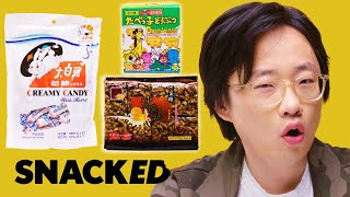 Jimmy O Yang Breaks Down Chinese Snacks  Snacked [upl. by Furlani]