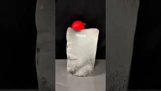 Red hot iron ball vs ice cube [upl. by Yetah894]