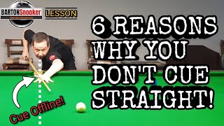 6 Tips For Straighter Cueing  Snooker Lesson [upl. by Worthy376]