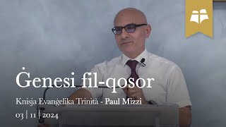 Ġenesi filqosor  Ġenesi 3  Paul Mizzi [upl. by Carli]