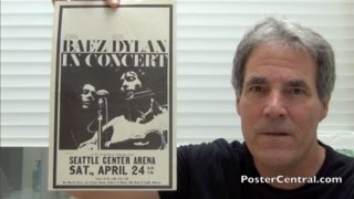 Bob Dylan amp Joan Baez 1965 Concert Handbill – Seattle WA [upl. by Rabka]