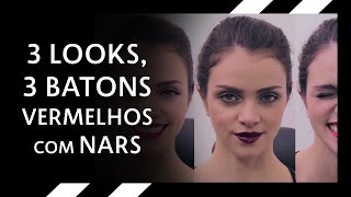 Batom vermelho para arrasar com NARS  Sephora Inspira [upl. by Yssor98]