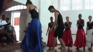 Cuba DanceAfro CubanFolkloric dance class Havana [upl. by Kieran]