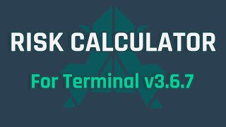 Risk Calculator  Risk Management Tool for the Terminal [upl. by Flora]