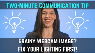 How to Fix Grainy Webcams With Better Lighting [upl. by Nnawtna420]