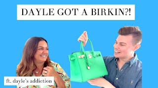 😳 HERMES BIRKIN REACTION FEAT DaylesAddiction [upl. by Anawek]