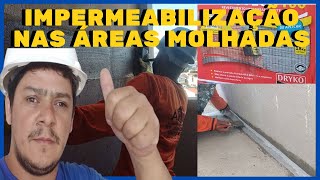 ✅ COMO FAZER A IMPERMEABILIZAÇÃO DAS ÁREAS MOLHADAS [upl. by Gnal247]