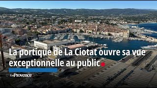 Le grand portique des Chantiers navals de La Ciotat s’ouvre au public [upl. by Pallas]